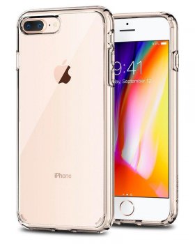 Apple iPhone 7 8 Plus 5.5" Spigen Ultra Hybrid 2 Case Cover, Crystal Clear | Telefona Vāciņš Maciņš Maks Apvalks...
