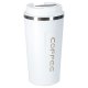 Travel Mug with LED Temperature Display 500ml, White