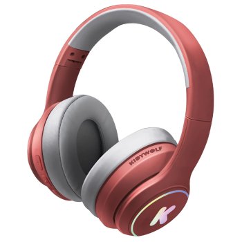 Kidywolf K-EARS Wireless Kids Headphones, Red