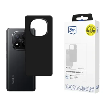 Чехол 3mk Silicone Case для Xiaomi Redmi Note 14 Pro+, черный