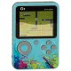 Pārnēsājama mini retro spēļu konsole ar 500 spēlēm, zila