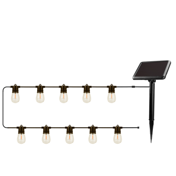 Солнечная гирлянда Forever Light SUNARI FLS-60 7,5м 10 ламп IP44 для сада