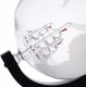Whiskey Decanter Globe Set with 2 Etched Glasses and Stones Gift for Men