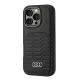 Audi Synthetic Leather MagSafe Case for iPhone 16 Pro - Black