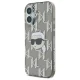 Чехол Karl Lagerfeld для iPhone 16 IML Karl Head Electroplated, черный