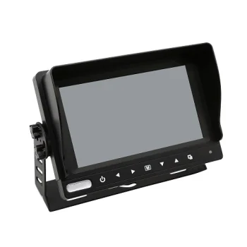 Ūdensizturīgs 7" TFT-LCD video novērošanas monitors transportlīdzekļiem IP69k