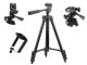 Camera Phone Tripod Stand with Phone Holder and Remote Control, 32-100 cm, Black