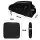 Trizand 00025516 Bicycle Pannier Bag Set 3 pcs, 16L, Black