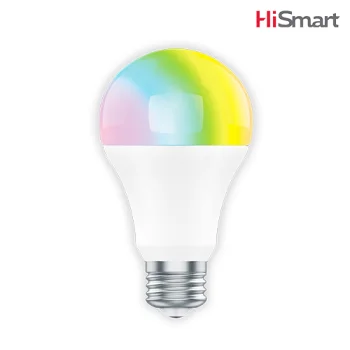 Умная беспроводная лампа HiSmart A60, E27, 2700K, RGB+W