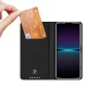 Sony Xperia 1 V DUX DUCIS Skin Pro Auto-absorbed Leather Cell Phone Case Cover, Black | Чехол для...