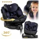 Детское автокресло Nukido Aero Line 0-36 кг Isofix, черно-темно-синее