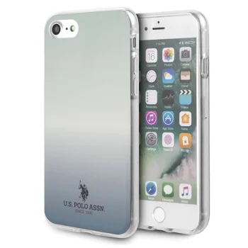 Apple iPhone 8 / 7 / SE (2020) (2022) 4.7" US Polo Gradient Pattern Collection Case Cover (USHCI8TRDGLB), Blue