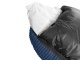 Soft Corduroy Dog Bed L with Non-Slip Bottom, Comfortable Pet Lounger, Blue