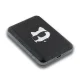 Karl Lagerfeld 5000mAh MagSafe bezvadu ārējais akumulators Choupette Head Pin, melns