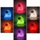 Capybara LED Night Light for Kids, Rechargeable Silicone Lamp, Beige
