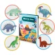 Ricokids magnētiskā puzle-grāmata Dinozauri RK-770