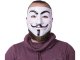 Gaja Foksa maska Anonymous V for Vendetta Helovīnam, balta