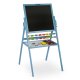 Ricokids Double-Sided Wooden Kids Easel, Magnetic Whiteboard & Chalkboard, blue
