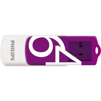 USB-флешка Philips Vivid Edition 64GB USB 2.0, бело-фиолетовая
