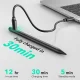 Irbulis ESR Geo Digital Stylus ar Apple Find My, iPad, melns