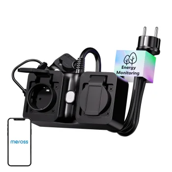 Умный уличный удлинитель Meross MOP320MA-EU Wi-Fi IP44 Matter