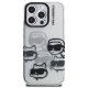 Karl Lagerfeld IML Multi K&C Head Pattern Phone Case Cover iPhone 16 Pro Max - Transparent