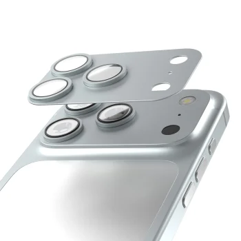 Kameras aizsargstikls Etteri priekš iPhone 18 Pro Max, sudraba