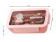 Lunch Box with Two Compartments and Cutlery Set, 1 L