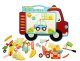 Двусторонняя магнитная и меловая доска Bakalu Авто с магнитами