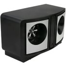 Электронный ультразвуковой отпугиватель грызунов и насекомых Dualsonic, черный