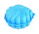 Lockable double sandbox pool Shell with non-slip bottom, blue