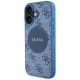 Guess 4G Circle Classic Logo MagSafe vāciņš Apple iPhone 16 zils