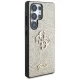 Guess Fixed Glitter Big 4G Metal Logo vāciņš Samsung Galaxy S25 Ultra, zeltains