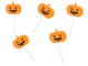 Halloween Cake and Cupcake Toppers, 5 pcs, Orange