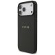 Guess iPhone 17 Pro Max vāciņš Grained Ring MagSafe, melns