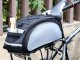 Large Bicycle Carrier Bag, 13L, Black/Grey
