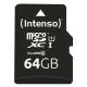 Карта памяти Intenso microSDXC 64GB UHS-I Premium с адаптером