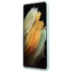 Чехол Guess для Galaxy S21 Ultra Silicone Script, синий