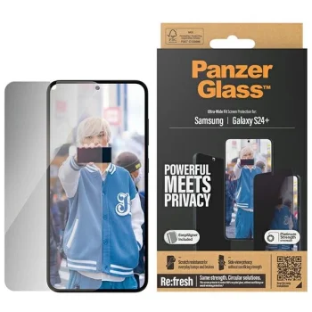 Закаленное стекло PanzerGlass Ultra-Wide Fit Privacy с позиционером для Samsung Galaxy...