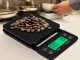 Digitālie virtuves kafijas svari ar taimeri un taru 5 kg x 0,1 g, melni
