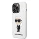 Karl Lagerfeld Silicone Ikonik vāciņš iPhone 14 Pro Balts