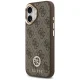 Guess iPhone 17 vāciņš 4G Strass Logo MagSafe, brūns