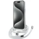 Karl Lagerfeld iPhone 15 / 14 / 13 Case Crossbody IML Karl Head MagSafe, Transparent