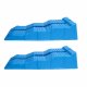 RV Leveling Ramps 2-Piece Set for Campers and Motorhomes, Blue