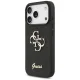 Чехол Guess Fixed Glitter Big 4G для iPhone 17 Pro / 18 Pro, черный