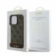 Guess 4G apakšējās svītras vāciņš iPhone 16 Pro Max - brūns | Bottom Stripe Phone Case Cover Brown