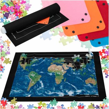 Jigsaw Puzzle Roll Up Mat for Storage up to 3000 Pieces