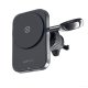 Acefast D18 MagSafe Car Holder with 15W Wireless Charger, Black