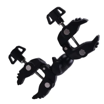 Double-sided clamp holder the camera - black