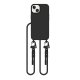 Tech-Protect MagNecklace MagSafe vāciņš ar siksniņu iPhone 13, melns